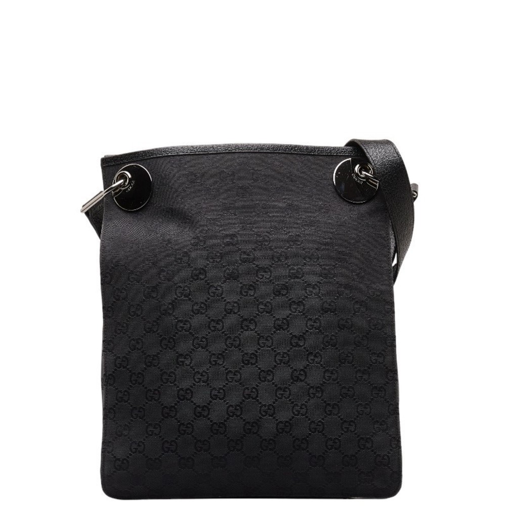 Gucci Canvas Gg Shoulder Bag Canvas Crossbody Bla… - image 2